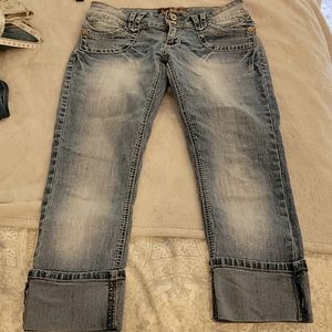 Womens cropped jeans